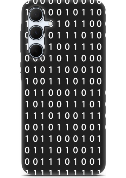 Samsung Galaxy A35 5g Uyumlu Minima 3 Fit Baskılı Binary Kod