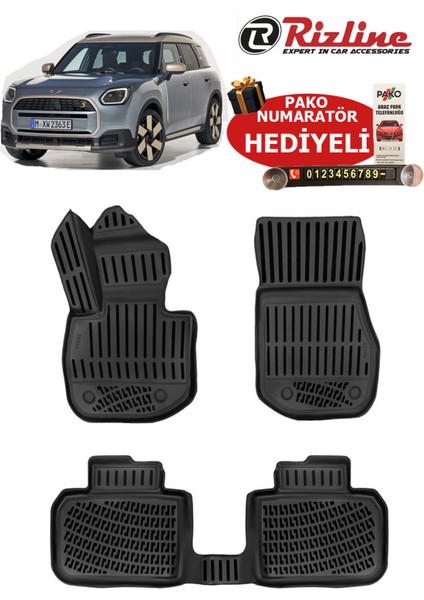 Mini Countryman Elektrikli EV25 2024 Sonrası Havuzlu Paspas