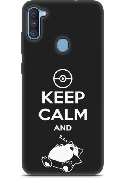 Samsung Galaxy A11 Uyumlu Minima 7 Koruyucu Kılıf Pokemon Sakin Uyku