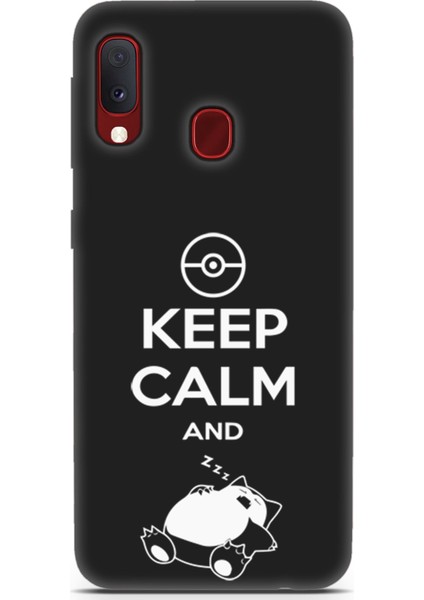 Samsung Galaxy A20E Uyumlu Minima 7 Hd Desenli Pokemon Sakin Uyku