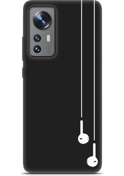 Xiaomi 12 Pro Uyumlu Minima 9 Uv Silikon Beyaz Kulaklık