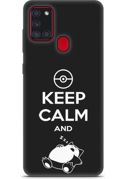 Samsung Galaxy A21S Uyumlu Minima 7 Silicone Pokemon Sakin Uyku