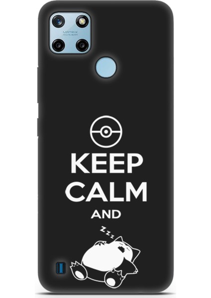Realme C25Y Uyumlu Minima 7 Fit Baskılı Pokemon Sakin Uyku