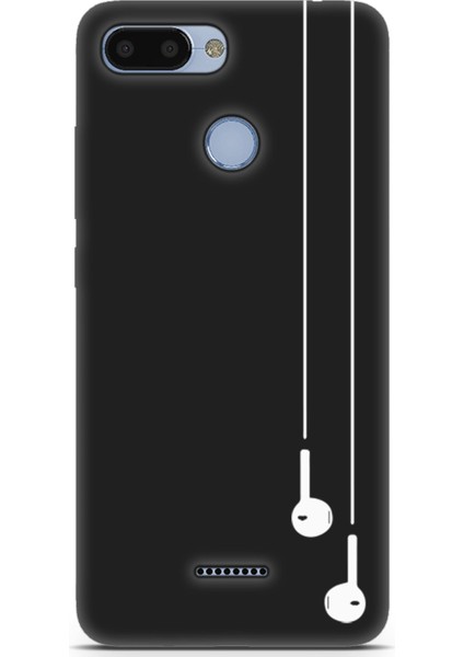 Xiaomi Redmi 6 Uyumlu Minima 9 Hq Baskı Beyaz Kulaklık