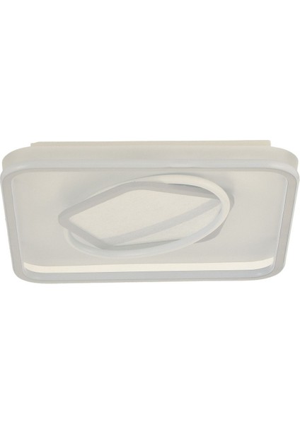 Pirlo Kare 50x50 Cm 3 Renk Ledli (SARI-BEYAZ-GÜN IŞIĞI) Kumandalı Modern Akrilik Plafonyer Armatür fırsatları