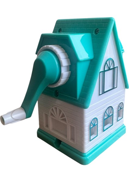 Ev Şeklinde Dekoratif Kalemtraş, Çocuklar Için Mekanik Kollu, 3 Renk Seçeneği fiyatları