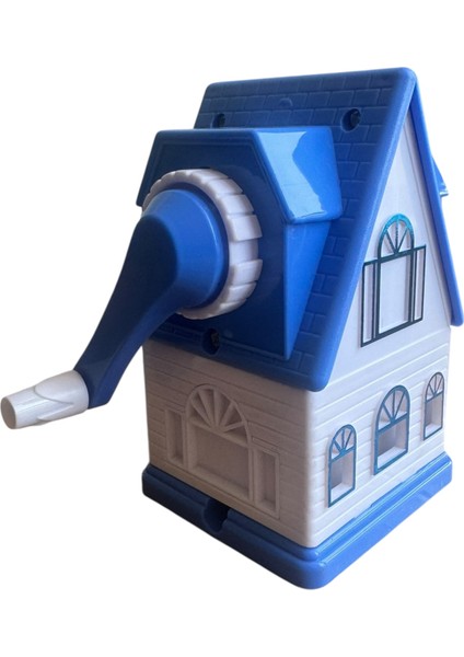 Ev Şeklinde Dekoratif Kalemtraş, Çocuklar Için Mekanik Kollu, 3 Renk Seçeneği fırsatları