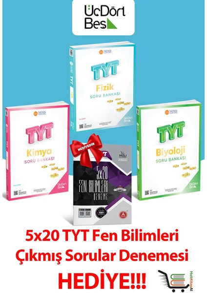 2026 Model Tyt Fizik Kimya Biyoloji Set Çıkmış Sorular Hediyeli! fiyatları