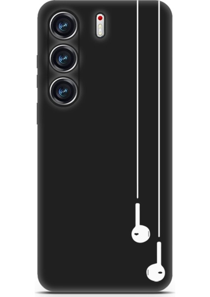 Tecno Camon 40 4g Uyumlu Minima 9 Hd Kapak Beyaz Kulaklık