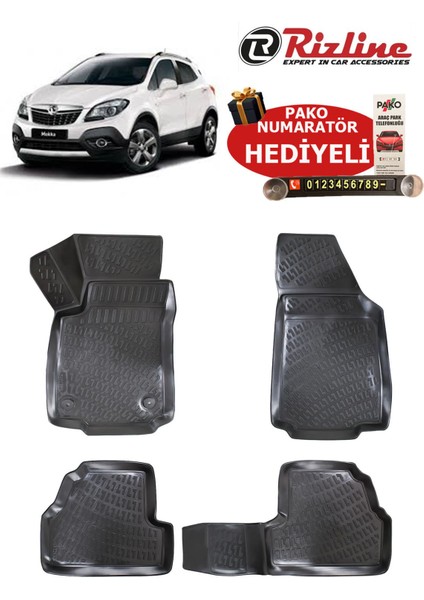 Opel Mokka 2012-2020 Havuzlu Paspas