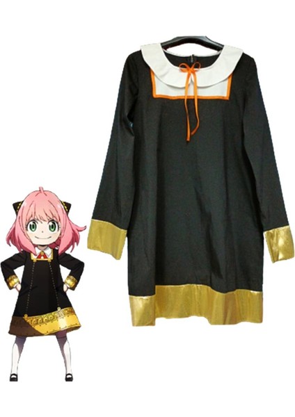 Spx Family Anya Forger Cosplay Elbise