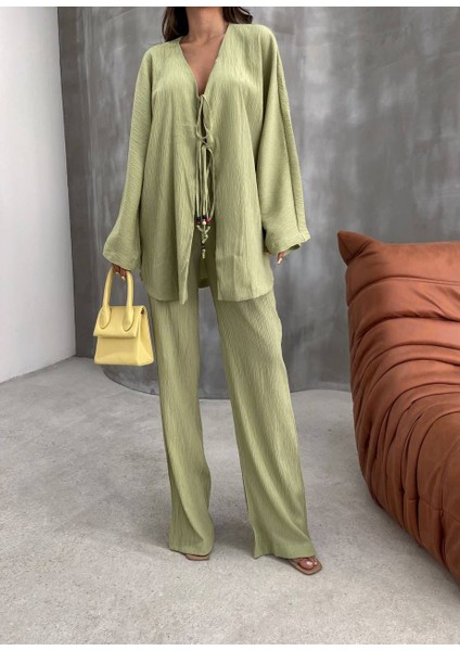 Bağlamalı Tesettür Pantolon Üst Pantolon Takım fiyatları