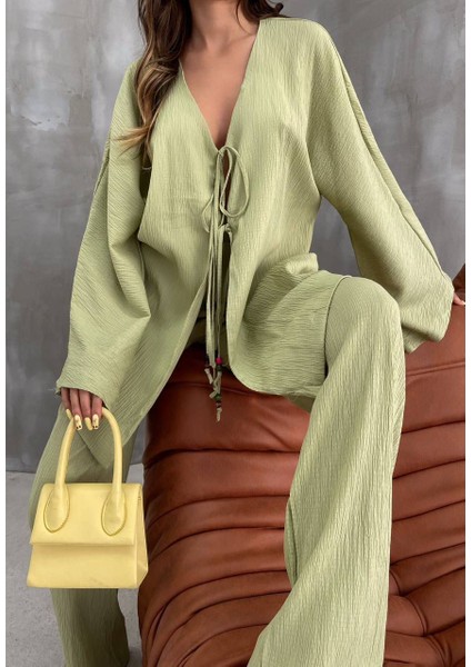 Bağlamalı Tesettür Pantolon Üst Pantolon Takım modelleri