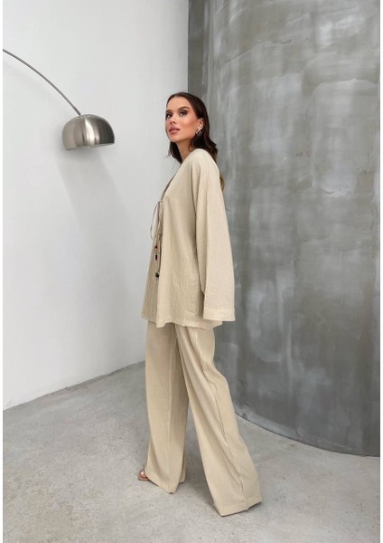 Bağlamalı Tesettür Pantolon Üst Pantolon Takım fiyatları