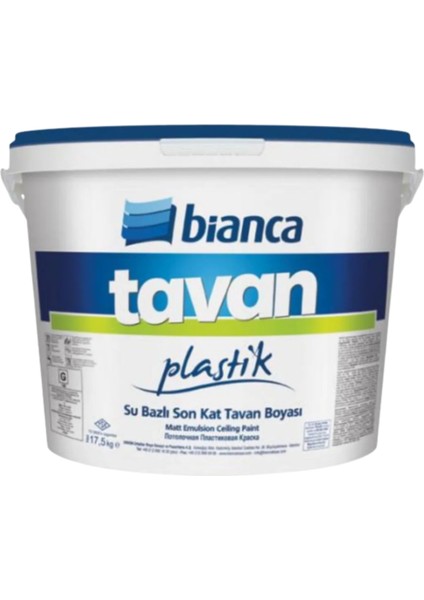 Bianca Plastik Su Bazlı Son Kat Parfümlü Tavan Boyası 10LT-17,5KG