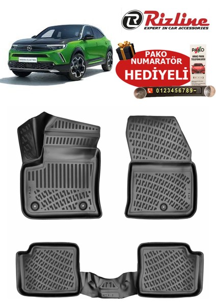 Opel Mokka Elektrikli 2021 Sonrası Havuzlu Paspas