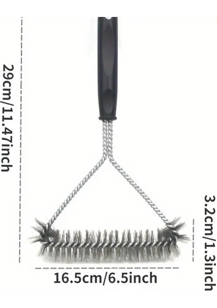 Izgara Tel Temizleme Fırçası ve Mangal Barbekü Fırçası 2'li Set fırsatları