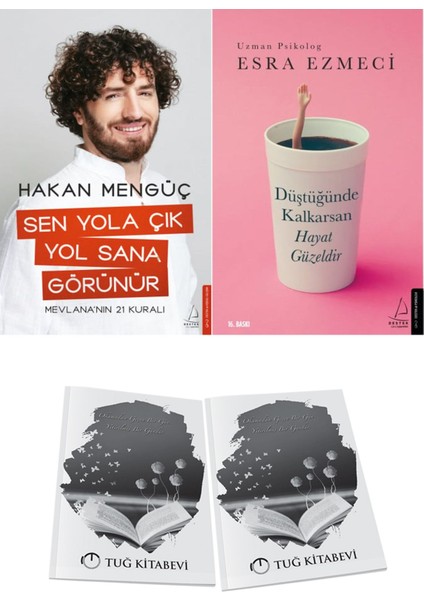 Sen Yola Çık Yol Sana Görünür ve Düştüğünde Kalkarsan Hayat Güzeldir + Hediyeli