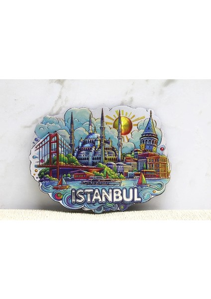 Bfs Silikon Istanbul Temalı Magnet ALK4342