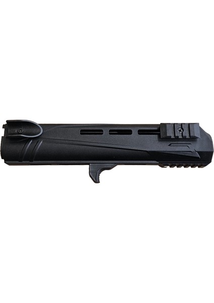 Yarı Otomatik Tüfek Uyumlu Taktik El Kundak – Hand Stoplu, M-Lok ve Picatinny Raylı, Acil Dolum Fişeklikli
