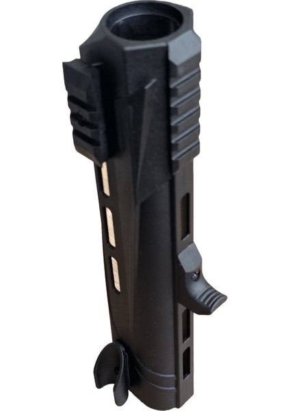 Yarı Otomatik Tüfek Uyumlu Taktik El Kundak – Hand Stoplu, M-Lok ve Picatinny Raylı, Acil Dolum Fişeklikli modelleri