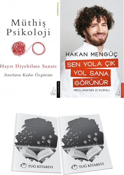 Müthiş Psikoloji Hayır Diyebilme Sanatı ve Sen Yola Çık Yol Sana Görünür + Hediyeli