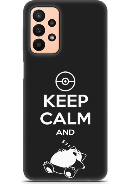 Samsung Galaxy A23 4g Uyumlu Minima 7 4K Baskı Pokemon Sakin Uyku