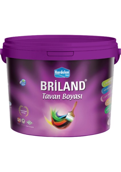 Kardelen Boya Briland Tavan Boyası Beyaz 18KG