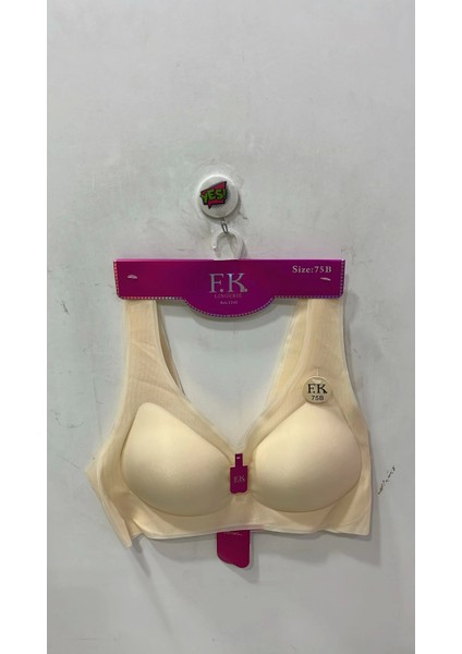 Kadın Lazer Kesim Balensiz Hafif Destekli Ten Sütyen - 1245