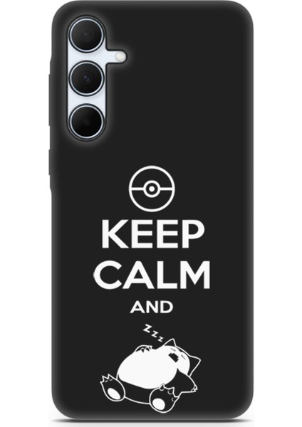 Samsung Galaxy A35 5g Uyumlu Minima 7 Parlak Baskılı Pokemon Sakin Uyku