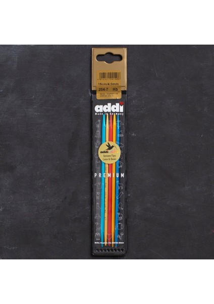 Colibri 4mm 15CM Renkli Çorap Şişi - 204-7