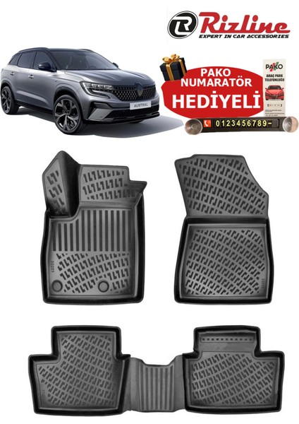 Reanult Austral Mild Hybrid 2023 Sonrası Havuzlu Paspas