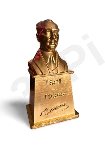 | Atatürk Büstü 15 cm - Altın Rengi modelleri