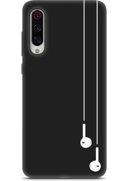 Xiaomi Mi 9 Pro Uyumlu Minima 9 Baskılı Beyaz Kulaklık