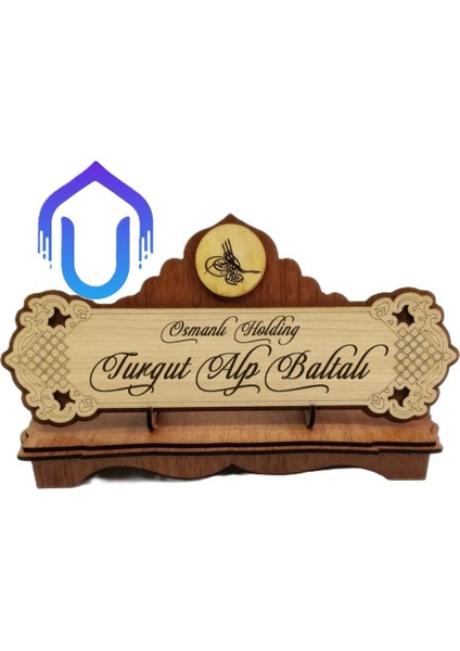 Kişiye Özel El Işi Masa Isimligi (Siparişteki Isminiz Yazılır)