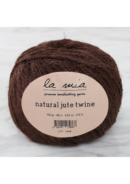 Natural Jute Twine 100 gr Kahverengi Jüt Ip - L214 - 34106