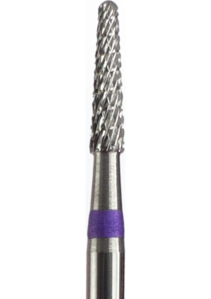 Manikür Çıkarma Çelik Törpü Ucu Mor Ince Koni FKTR-020L9