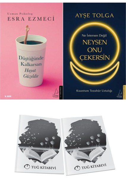 Düştüğünde Kalkarsan Hayat Güzeldir ve Ne Istersen Değil Neysen Onu Çekersin + Hediyeli