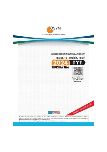2024 Tyt Çıkmış Sorular Video Çözümlü