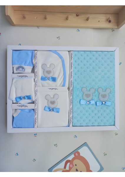 10 Lu Lüks Pamuklu Kız Erkek Hastane Çikiş Set Yenidoğan Bebek Kıyafet Doğum Hediyesi fiyatları