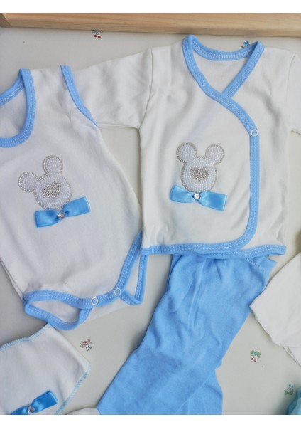 10 Lu Lüks Pamuklu Kız Erkek Hastane Çikiş Set Yenidoğan Bebek Kıyafet Doğum Hediyesi fırsatları