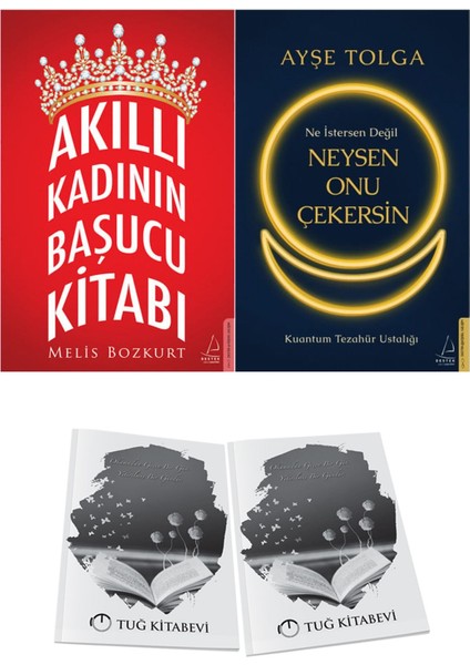 Akıllı Kadının Başucu Kitabı ve Ne Istersen Değil Neysen Onu Çekersin + Hediyeli
