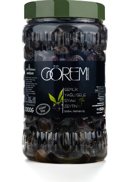Patron Boy Gemlik Cins Yağlı Sele Zeytin