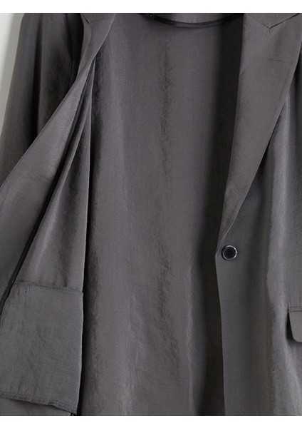 Yeni Sezon Modal Karisimli Kadin Blazer Ceket - S5R652Z8 modelleri