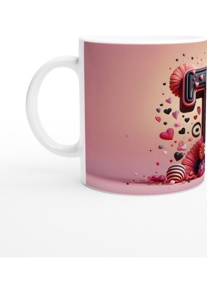 T Harfi Sanatsal Dokulu Kupa Bardak fiyatları