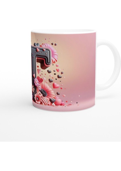 T Harfi Sanatsal Dokulu Kupa Bardak modelleri