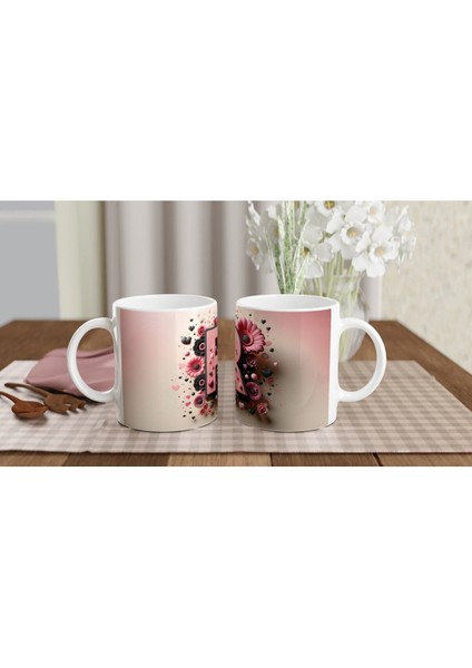 R Harfi Modern Tasarımlı Kupa Bardak indirimleri