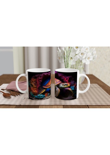 Alev Kabuklu Su Altı Kaplumbağası Kupa Bardak indirimleri