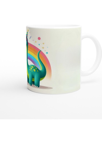 Neşeli Dinozor Doğum Günü Temalı Çocuklara Özel Baskılı Kupa Bardak modelleri