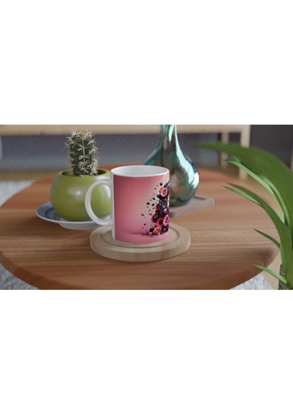 Q Harfi Renkli Desenli Kupa Bardak fırsatları